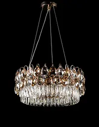 Підвісна кришталева люстра Splendid Ray L5749-500/5 (FGD), золото, 5 ламп E14, від 10-18 м² - мініатюра 2