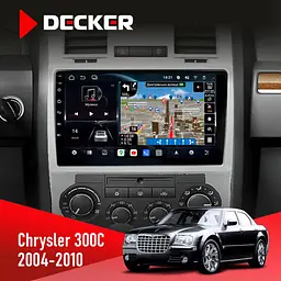 Штатна магнітола Chrysler 300C 2004-2010 Decker D9-011 4x64, DSP, 4G, 360 Decker (НФ-00005539)
