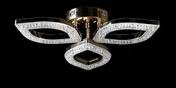 Люстра стельова LED Splendid Ray LT8005/3, 80W, золото, білий, сучасний стиль з пультом, димер