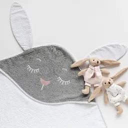 Брязкальце м'яке Canpol babies Кролик, бежевий (80/201_bei) - мініатюра 6