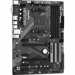 Материнська плата AsRock B450 Pro4 R2.0 (B450 Pro4 R2.0) (Socket AM4, AMD B450, Micro-ATX) - мініатюра 3