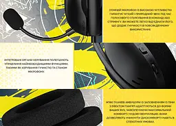 Игровые наушники с микрофоном HATOR ESH-01B HYPERPUNK 3 Hi-Res Black - мініатюра 9