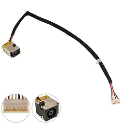 Роз'єм Hewlett Packard живлення PJ223 (HP) з кабелем (7 pin)