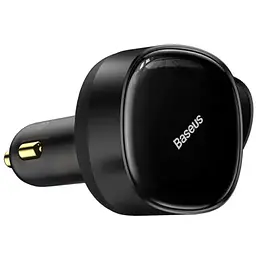 АЗП Baseus Enjoyment PD33W with retractable cables (2USB-C) (C00035500111) Black - мініатюра 2