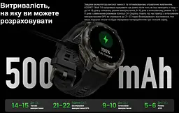 Смарт-годинник тактичний Kospet Tank T4 Silver (KTT0004S) - мініатюра 4