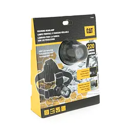 Ліхтар налобний CAT FOCUSING CT4200, 220LM, 3 режими, корпус метал, живлення від 3*ААА, Box - мініатюра 2