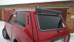 Спойлер козирок металевий для NIVA 2121