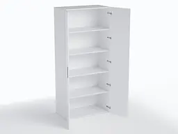 Шафа з полицями Moreli TS-010 1000x2180x520 мм Білий (zg-s10-white) - мініатюра 4