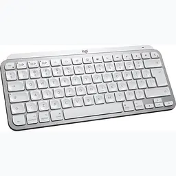Клавіатура Logitech MX Keys Mini For Mac Wireless Illuminated Pale (920-010526) Grey [68419] - мініатюра 4