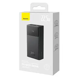 Акумулятор портативний Baseus Star-Lord Digital Display 30000 mAh 22.5W PPXJ30 чорний - мініатюра 3