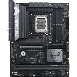 Материнська плата Asus TUF Gaming LGA1851, B860-PLUS WIFI, B860, 4xDDR5, 1xPCI-E 5.0 x16, 1xPCI-E 4.0 x16, 1xPCI-E 4.0 x1, 4xSATA3, 3xM.2, Realtek 7.1, Realtek 2.5Gb, WiFi 7, Bluetooth 5.4, HDMI/DP/Type-C, ATX