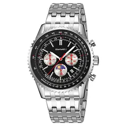 Чоловічий наручний годинник 9348BK Black Skmei acs0030889