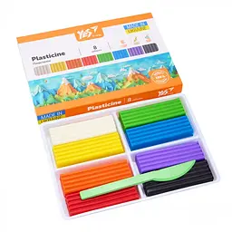 Пластилін "Yes" O`range Line 8 кольор. 160гр №540687 - мініатюра 2