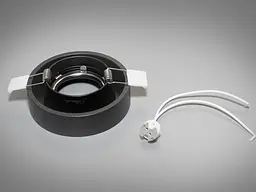 Світильник вбудований Diasha PR-12-BK Aluminium, 40W, чорний, діаметр 10 см, IP20, для коридору та вітальні - мініатюра 3