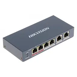 Комутатор Hikvision DS-3E0106HP-E - мініатюра 2