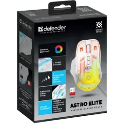 Мишка Defender Astro Elite GM-056 LED Wireless White (52056) - мініатюра 6