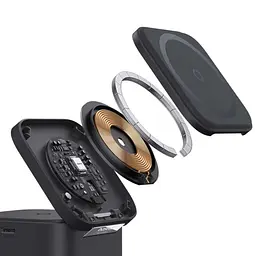 Бездротовий зарядний пристрій Baseus MagPro 2-in-1 Magnetic Wireless Charger 25 W - мініатюра 6