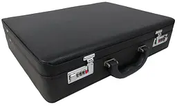 Дипломат чоловічий Portfolio 44х33х10 см Чорний (D17601) - мініатюра 2