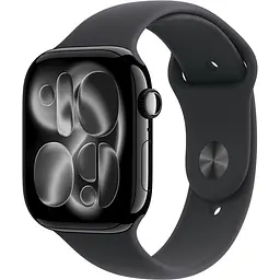 Смарт-годинник Apple Watch Series 11 GPS 42mm Jet Black Aluminum Case with Black Sport Band S/M (MEQT4) [145295] - мініатюра 1