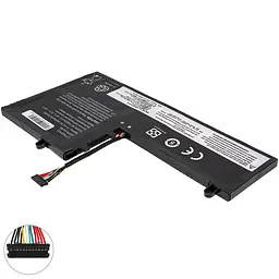 Акумулятор Lenovo L17L3PG1 LONG CABLE 80mm (Legion Y530-15ICH, Y530-15ICHg) 11.4V 4750 mAh 55Wh Black - мініатюра 2