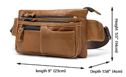 Чоловіча шкіряна сумка Vintage 23х13,5х3 см sum0012288 - мініатюра 6