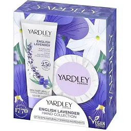 Yardley Набір 2021 Лаванда Мило 50 гр, Крем для рук 50мл