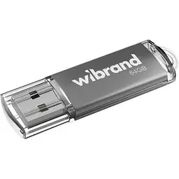 USB флеш накопичувач Wibrand 64GB Cougar Silver USB 2.0 (WI2.0/CU64P1S)