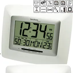 Годинник настінний Technoline WS8100 White/Silver (WS8100)