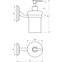 Диспенсер для рідкого мила Perfect Sanitary Appliances RM 1401 - мініатюра 5