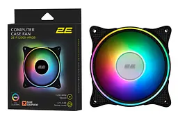 Кулер корпусний 2E GAMING F120OI-ARGB 120 мм 1200 об/хв 3-контактний, 3-контактний +5VARGB 25,3 дБА чорний - мініатюра 2
