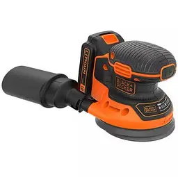 Шліфмашина ексцентрикова акумуляторна Black&Decker без АКБ та ЗП BDCROS18N - мініатюра 2