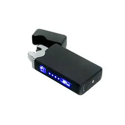 Імпульсна запальничка чорна чоловіча від юсб Lighter Classic USB 315 - мініатюра 7