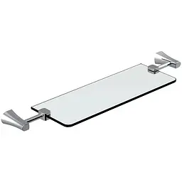 Полиця скляна Imprese Cuthna stribro 160280, Хром