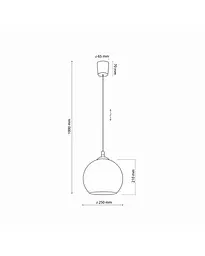 Підвісний світильник TK Lighting 5741 Venezia E27 1x15W IP20 - мініатюра 2