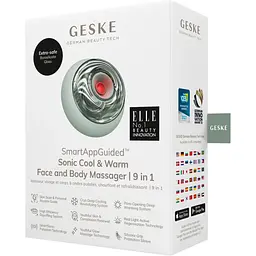 Масажер для обличчя GESKE Sonic Cool&Warm Face and Body Massager 9в1 Green (HB0202) [176786] - мініатюра 8