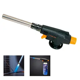Газовий пальник Cyclone Flame Gun 930, п’єзопідпал, регулювання полум’я, температура до 1300°C - мініатюра 2