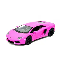 Колекційна іграшкова машинка MATTE LAMBORGHINI KT5370W інерційна Pink Kinsmart