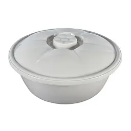 Миска Stars Plast кругла з кришкою бежевий 10.5 л (94035/беж)