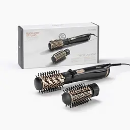 Фен-щітка Babyliss Big Hair Dual 1000, 1000 Вт чорний (AS962) - мініатюра 3