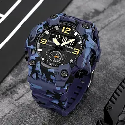 Наручний годинник чоловічий 1965CMBU Camo Blue Skmei acs0030457 - мініатюра 4