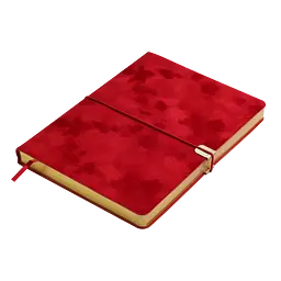Щоденник недатований Buromax Velour A5 штучна шкіра 336 сторінок червоний (BM.20770-05) - мініатюра 4