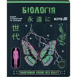 Набір зошитів Kite Cyber Біологія предметний 48 аркушів в клітинку (K25-240-27)