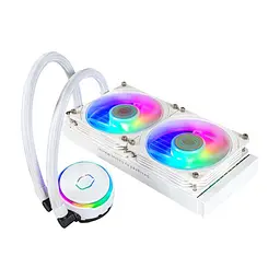 Система охолодження для комп’ютерного процесора Cooler Master MasterLiquid PL240 Flux MLY-D24M-A23PZ-RW White - мініатюра 3