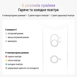 Фен стайлер AIMED Hair Master PRO з набором насадок сірий - мініатюра 5