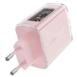 Зарядний пристрій Acefast 3xUSB 65W (2xUSB-C+USB-A) Gan A45 Fast Charger Cherry blossom (6974316282082) - мініатюра 10