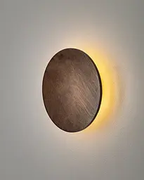 Бра, настінний світильник Nowodvorski 11288 Ring Timber S LED 1x7W 3000K 60Lm IP20 коричневий - мініатюра 4