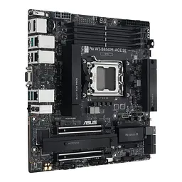 ASUS Материнська плата ASUS PRO WS B850M-ACE SE sAM5 B850 4xDDR5 M.2 HDMI DP D-Sub USB Type-C mATX - мініатюра 2