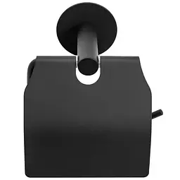 Тримач для туалетного паперу Rea 322219A black REA-77057, Чорний матовий - мініатюра 2