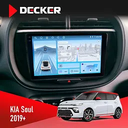 Штатная магнитола KIA Soul 2019+ Decker D9-010 6x128, DSP, 4G, 2K Decker (НФ-00004879)