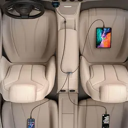 Автомобільний подовжувач зарядний BASEUS Share Together PPS multi-port with cord 4usb - мініатюра 9